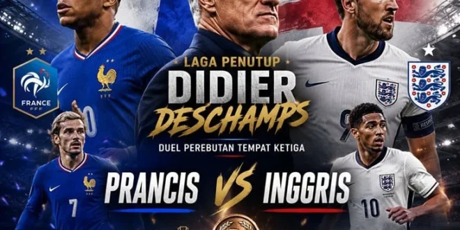 Prancis vs Inggris: Pertempuran Akhir di Piala Dunia 2026