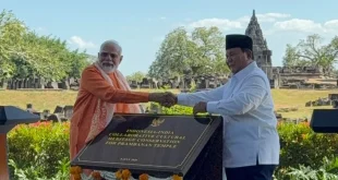 Presiden Prabowo dan PM Modi Resmikan Kerja Sama Konservasi Candi Prambanan