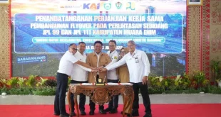 PTBA Bangun Flyover Simpang Belimbing dan Ujan Mas untuk Tingkatkan Keselamatan Masyarakat