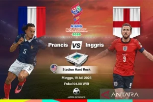 Rekor Pertemuan Prancis dengan Inggris: Les Blues Unggul di Piala Dunia 2026