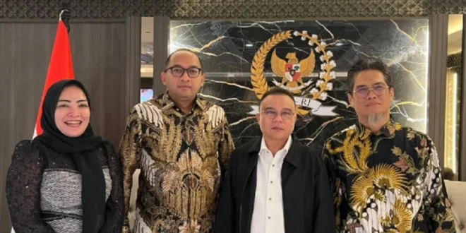 Safari Politik Ketua DPP Partai Ummat Heikal Safar Temui Sufmi Dasco: Membuka Jalan Baru Politik