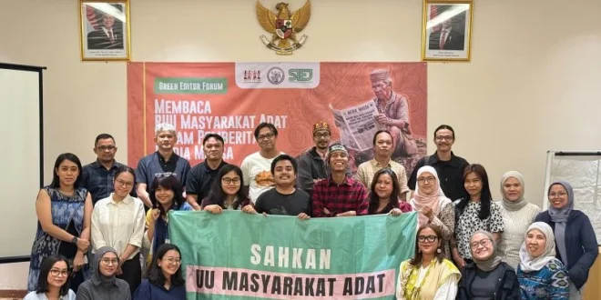 SIEJ Nilai Suara Masyarakat Adat Masih Minim dalam Pemberitaan RUU