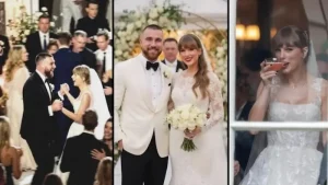 Taylor Swift dan Travis Kelce Bawa Cinta ke Pesta Pernikahan dengan Easter Egg Khas