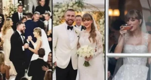 Taylor Swift dan Travis Kelce Bawa Cinta ke Pesta Pernikahan dengan Easter Egg Khas