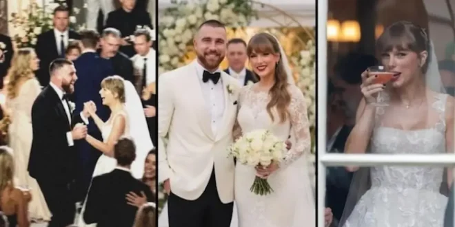 Taylor Swift dan Travis Kelce Bawa Cinta ke Pesta Pernikahan dengan Easter Egg Khas