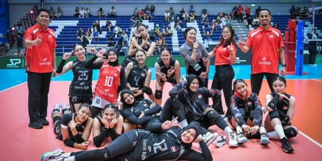 Timnas Voli Putri U18 Indonesia Tembus Perempat Final Asian Women's Volleyball Championship