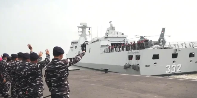 TNI AL Kirim KRI I Gusti Ngurah Rai-332 dan 145 Prajurit ke Vladivostok untuk Latihan Bersama Angkatan Laut Rusia