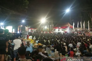 TNI Fasilitasi Pesta Rakyat untuk Nonton Bareng Final Piala Dunia di Palembang