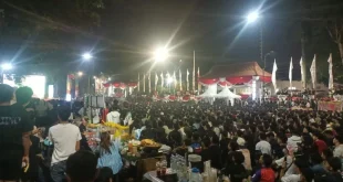 TNI Fasilitasi Pesta Rakyat untuk Nonton Bareng Final Piala Dunia di Palembang