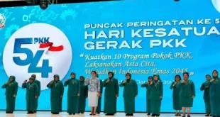 TP PKK Ajak Kader Perkuat 10 Program Pokok Selaras Astacita Demi Indonesia Emas 2045
