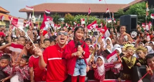 Annisa Dalimunthe-Ikmal Tobing Keliling Sekolah Ajak Anak-anak Cintai Indonesia