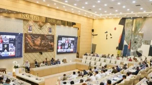 Bahas DBH di DPR Apkasi Desak Bagian Hasil TBS Sawit dan Tambang untuk Infrastruktur Daerah Penghasil