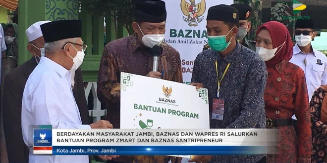 Baznas RI Kolaborasi Salurkan Bantuan Ekonomi di Gresik Lewat Zmart, BUMi, dan Santripreneur