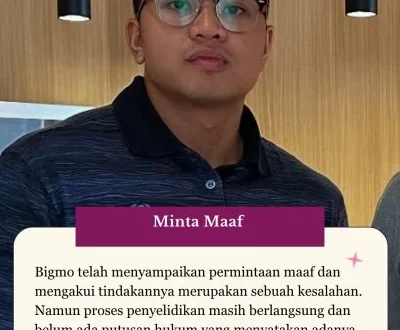 Bigmo Minta Maaf Setelah Kontroversi Promo Liquid Vape dan Temui Orang Tua Anak