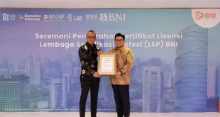 BNI Tegaskan Komitmen Perkuat Tata Kelola SDM dengan LSP dan Sertifikasi ISO