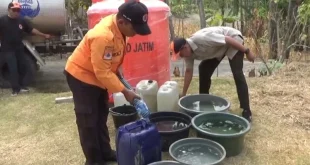 BPBD Ngawi Distribusikan Air Bersih ke 4 Kecamatan untuk Mengatasi Kekeringan