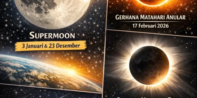 Daftar Fenomena Astronomi Agustus 2026: Dari Gerhana Matahari Total hingga Fenomena Langka