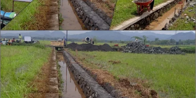 Dampak Nyata Pergeseran TKD Tambahan: Pembangunan Jalur Irigasi di Tanah Datar Sudah 75 Persen