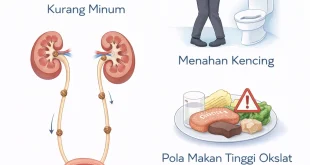 Dehidrasi: Penyebab Utama Terbentuknya Batu Saluran Kemih yang Wajib Diketahui