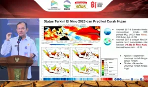 El Nino Berpotensi Jadi Sangat Kuat, Kemarau Bertahan hingga September 2026