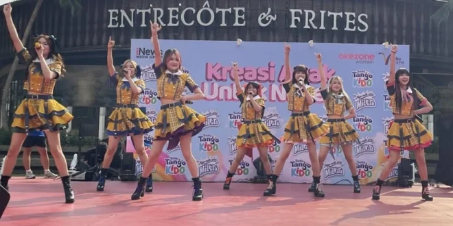 Girl Band Lemon Meriahkan Kreasi Anak untuk Negeri yang Digelar Okezone, Menyuguhkan Hiburan Eksklusif