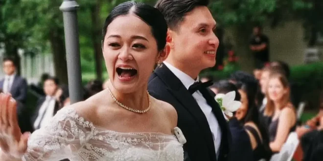 Gisela Cindy Menikah dengan Sian di Toronto: Elegan dalam Gaun Pengantin Putih