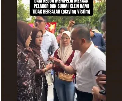 Istri Sah Labrak Suami yang Diam-Diam Nikahi Pelakor Langsung Bawa Pengacara hingga Polisi