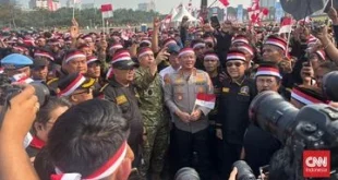 Kapolda Metro-Pangdam Jaya Mengawasi Kegiatan Apel Kebangsaan Jaga Jakarta
