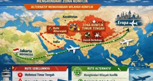 Konflik Timur Tengah Membuat Penerbangan Global Menurun: Apa Yang Terjadi?