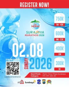 Le Minerale Mendukung Surabaya Marathon 2026, Ribuan Pelari Berlari dengan Semangat