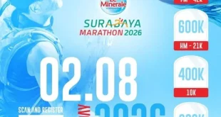 Le Minerale Mendukung Surabaya Marathon 2026, Ribuan Pelari Berlari dengan Semangat