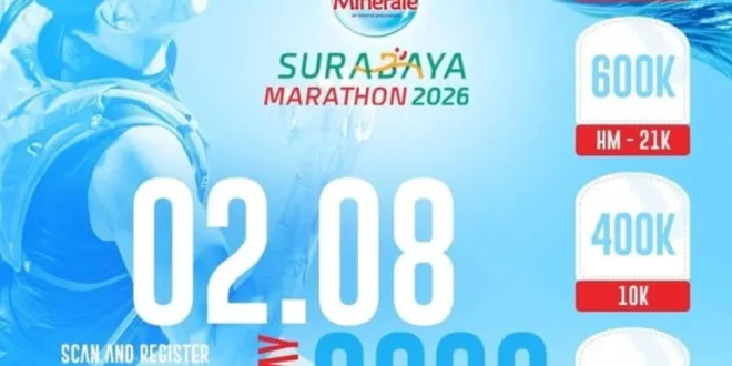 Le Minerale Mendukung Surabaya Marathon 2026, Ribuan Pelari Berlari dengan Semangat