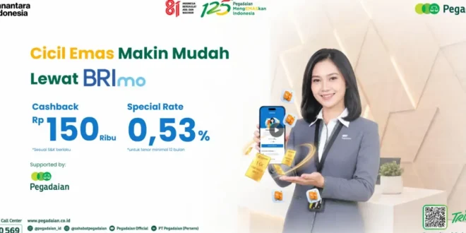 Makin Praktis Kini Cicil Emas Bisa Langsung Lewat Aplikasi BRImo, Investasi Emas Jadi Lebih Mudah