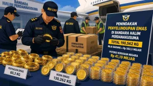 Menkeu Kurang dari 24 Jam Bea Cukai Gagalkan Dua Penyelundupan Emas Senilai Rp63 Miliar, Menteri Keuangan Purbaya Yudhi Sadewa Puji Kinerja Bea Cukai