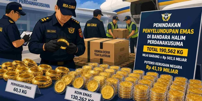 Menkeu Kurang dari 24 Jam Bea Cukai Gagalkan Dua Penyelundupan Emas Senilai Rp63 Miliar, Menteri Keuangan Purbaya Yudhi Sadewa Puji Kinerja Bea Cukai