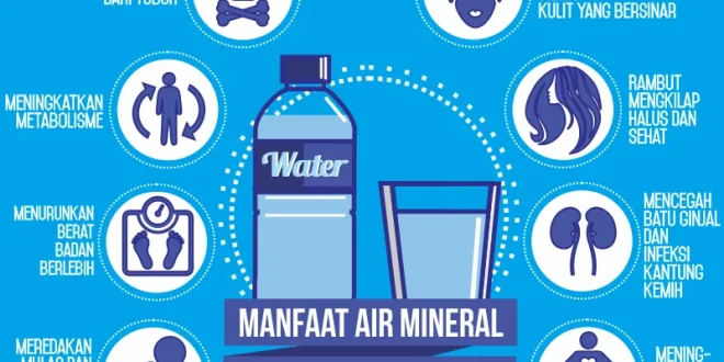 Minum Air Mineral, 6 Manfaat Minum Air Mineral untuk Menjaga Kesehatan Tubuh