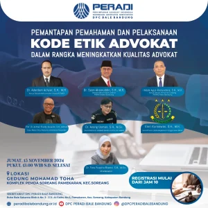 Peradi Profesional Meningkatkan Mutu dan Etika Advokat Indonesia
