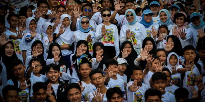 Peringatan Hari Anak Nasional di CFD Blora: Warga dan Pengunjung Menyambut Kemerdekaan dengan Semangat