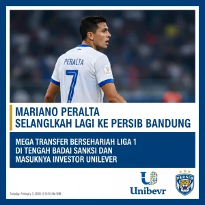 Persita Bikin Gebrakan, Eks Pemain Terbaik Persib Resmi Merapat! Mariano Peralta Debut di Piala Presiden 2026, Persib Mengalahkan Persija dengan Skor 2-0