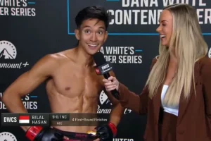 Petarung Indonesia Bilal Hasan Raih Tiket UFC Setelah Menang TKO 45 detik di DWCS Bilal Hasan dapatkan tiket ke UFC