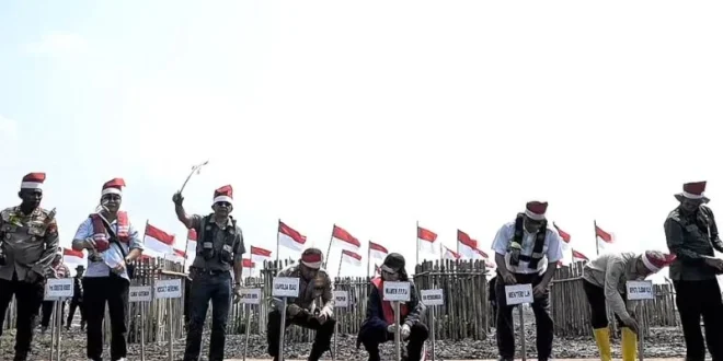 Polda Riau Meluncurkan Program Pemulihan Pesisir Terdampak Abrasi