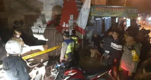 Polres Lamongan Segera Selidiki Kebakaran Puluhan Kios Pedagang Kaki Lima di Kawasan Babat
