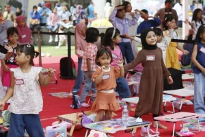 Ratusan Anak Unjuk Kreativitas Lewat Lomba Mewarnai di Kreasi Anak untuk Negeri