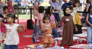 Ratusan Anak Unjuk Kreativitas Lewat Lomba Mewarnai di Kreasi Anak untuk Negeri
