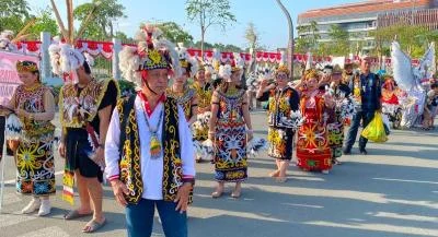 Semarak Karnaval HUT Ke-81 RI di IKN: 1.215 Peserta Tampilkan Ragam Budaya Nusantara