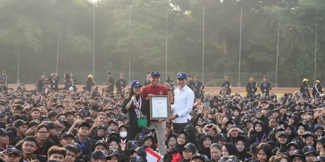 Suguhkan 74 Formasi Mahasiswa Baru IPB University Kembali Cetak Rekor MURI, Menginspirasi Generasi Muda