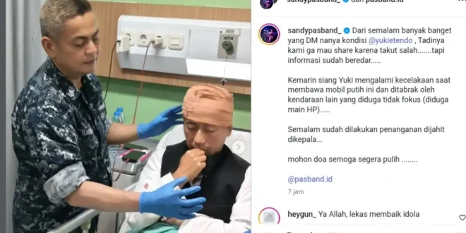 Yukie PAS Band Kecelakaan Kepala Terluka hingga Harus Dijahit: Berita Terbaru